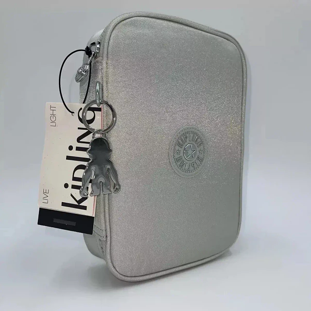 Estuche 100 Pens Dymanic Silver Kipling