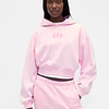 VintageSoft Crop Logo Hoodie GAP