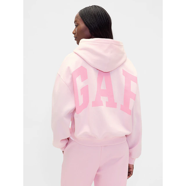 VintageSoft Crop Logo Hoodie GAP
