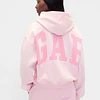 VintageSoft Crop Logo Hoodie GAP