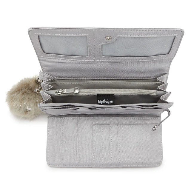 Billetera Rubi Radiant Silver Twill