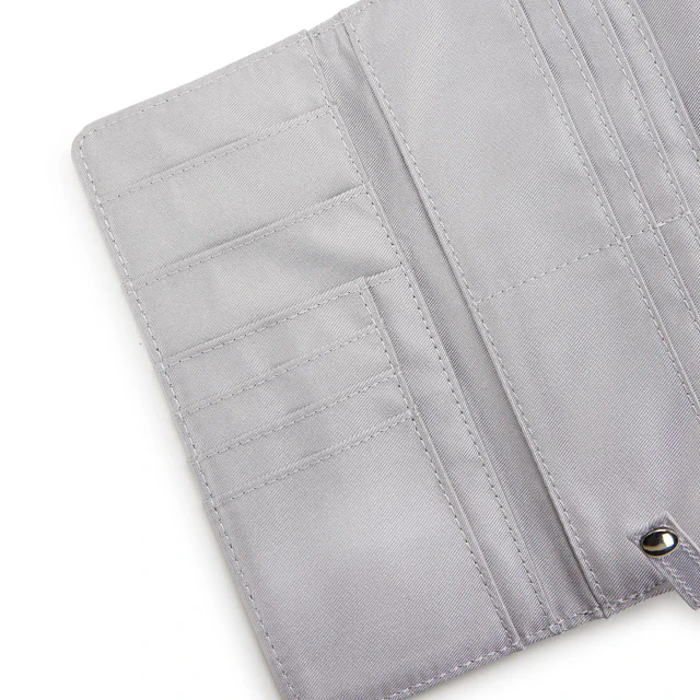 Billetera Rubi Radiant Silver Twill