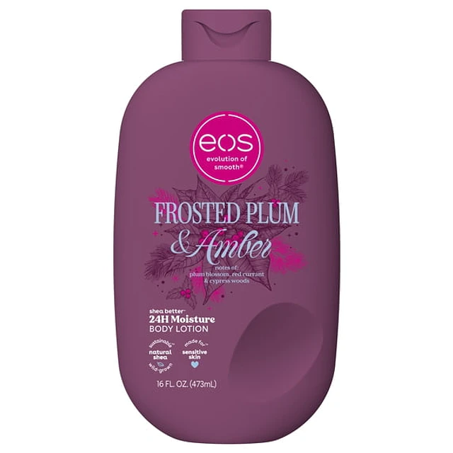 Loción Corporal Eos Frosted Plum & Amber