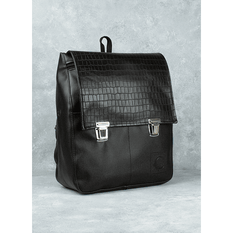 Mochila Raffa Textura Full Negro