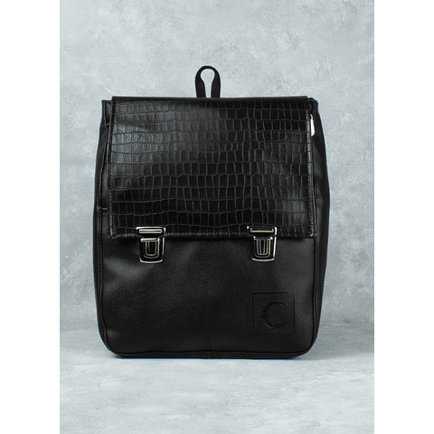 Mochila Raffa Textura Full Negro