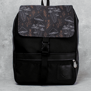 Mochila Lila Fungi Black