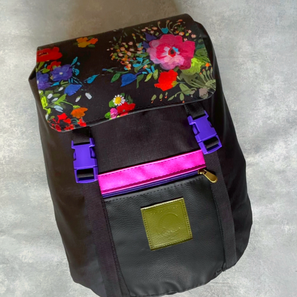 Mochila Viajero Floral