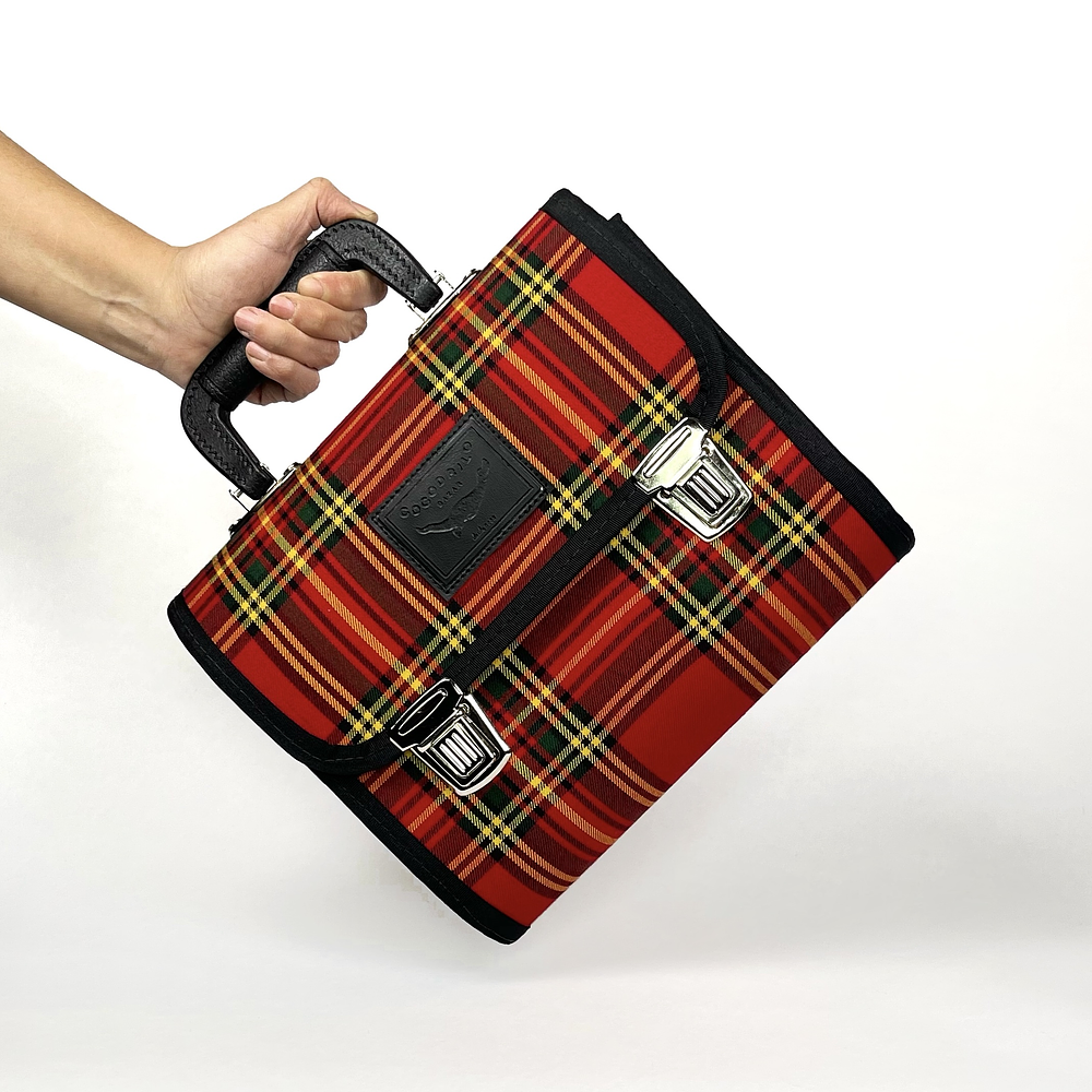 Bolso Satchel 2005 Tartán  1