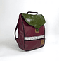 Mochila Elisa Guinda y Verde Oliva  - Miniatura 1