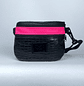 Bolso/Banano Picnic Negro Texturado y Fucsia  - Miniatura 1