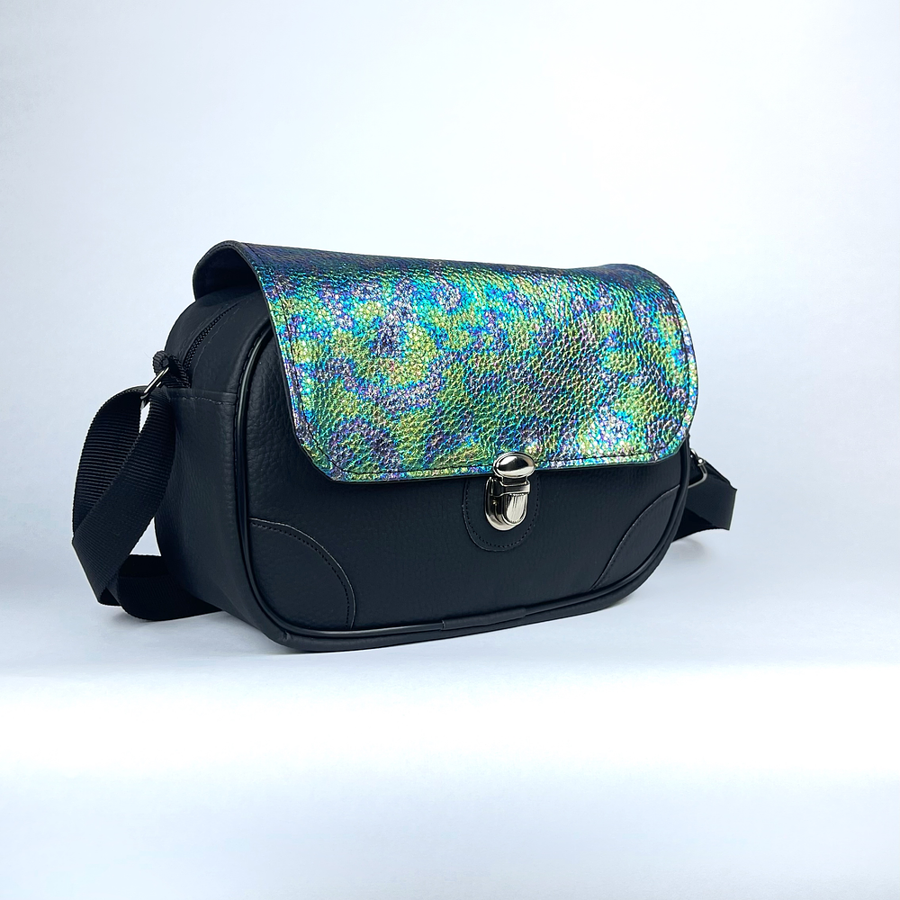 Cartera Ofelia Negra Tornasol 2