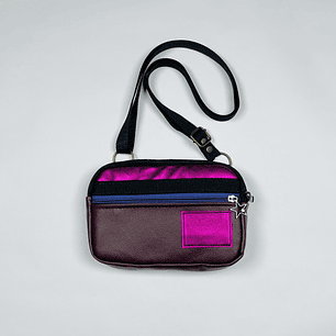 New Pocket Bag Burdeo y Metalizado Magenta 