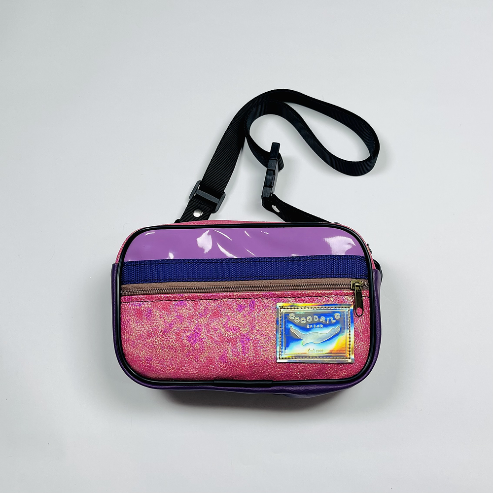 Bolso/Banano Charli Rosa Tornasol y Lila