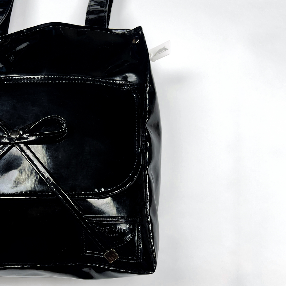 Totebag Rosa Charol Negro  2