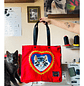 Totebag Gatito Romano Vintage Rojo - Miniatura 1