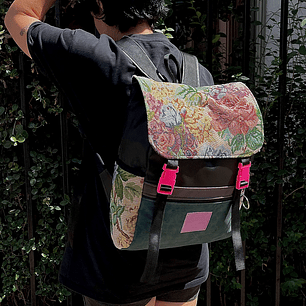 Mochila Nicca Flores Gobelino