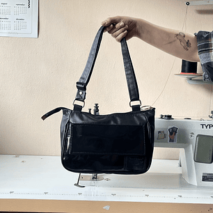 Baby Bag Negra y Charol