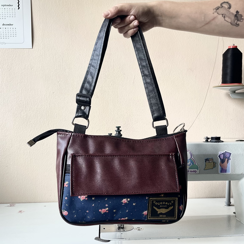 Baby Bag Burdeo Floral