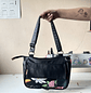 Baby Bag Negra Floral - Miniatura 1