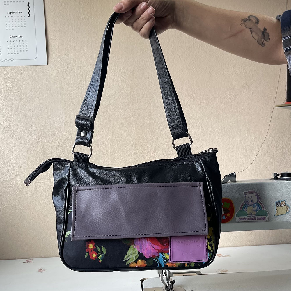 Baby Bag Lila Floral 1