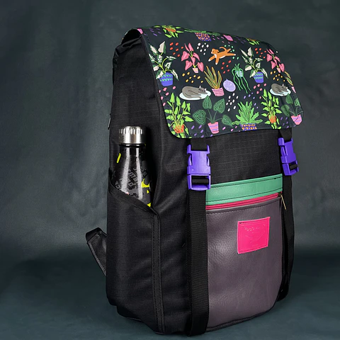 Mochila Viajero Plantas y Animales 