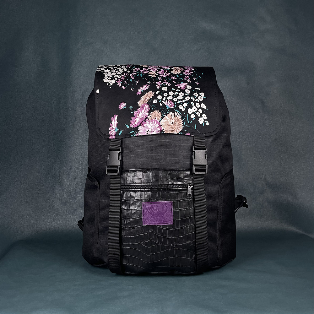 Mochila Viajero Flores  1