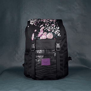 Mochila Viajero Flores 