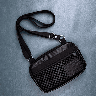 New Pocket Bag Negra Cuadriculada