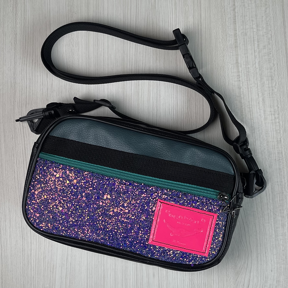 Bolso/Banano Charli Glitter Morado