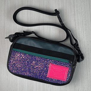 Bolso/Banano Charli Glitter Morado