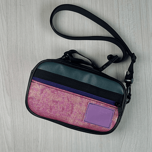 Bolso/Banano Charli Rosado Metalizado