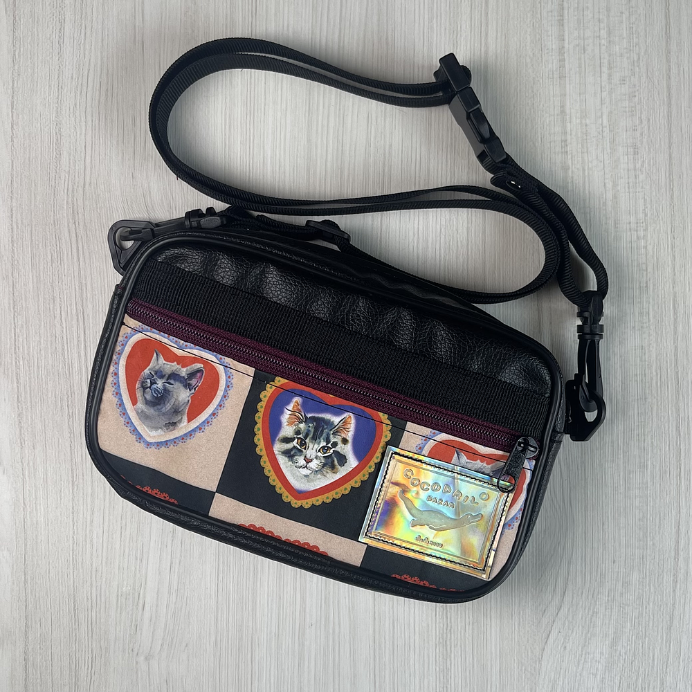 Bolso/Banano Charli Corazón de gato 