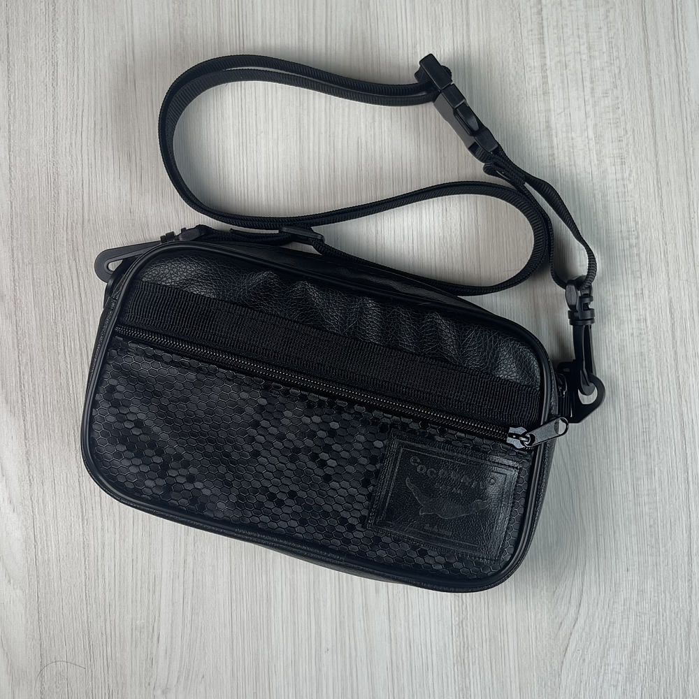 Bolso/Banano Charli Negro Panal