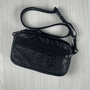 Bolso/Banano Charli Negro Panal