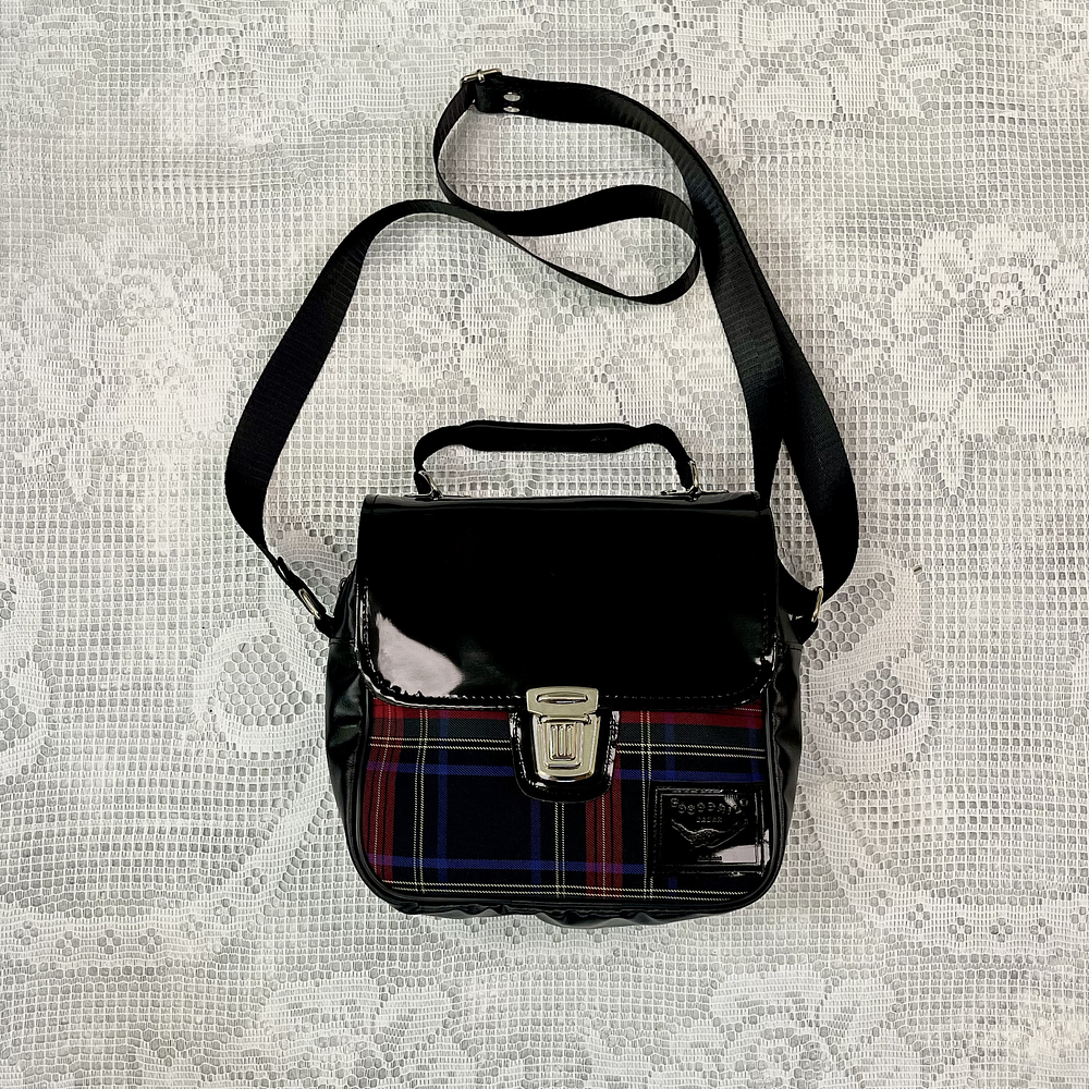 Bolsito Messenger Tartán Clásico 