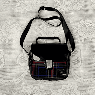 Bolsito Messenger Tartán Clásico 
