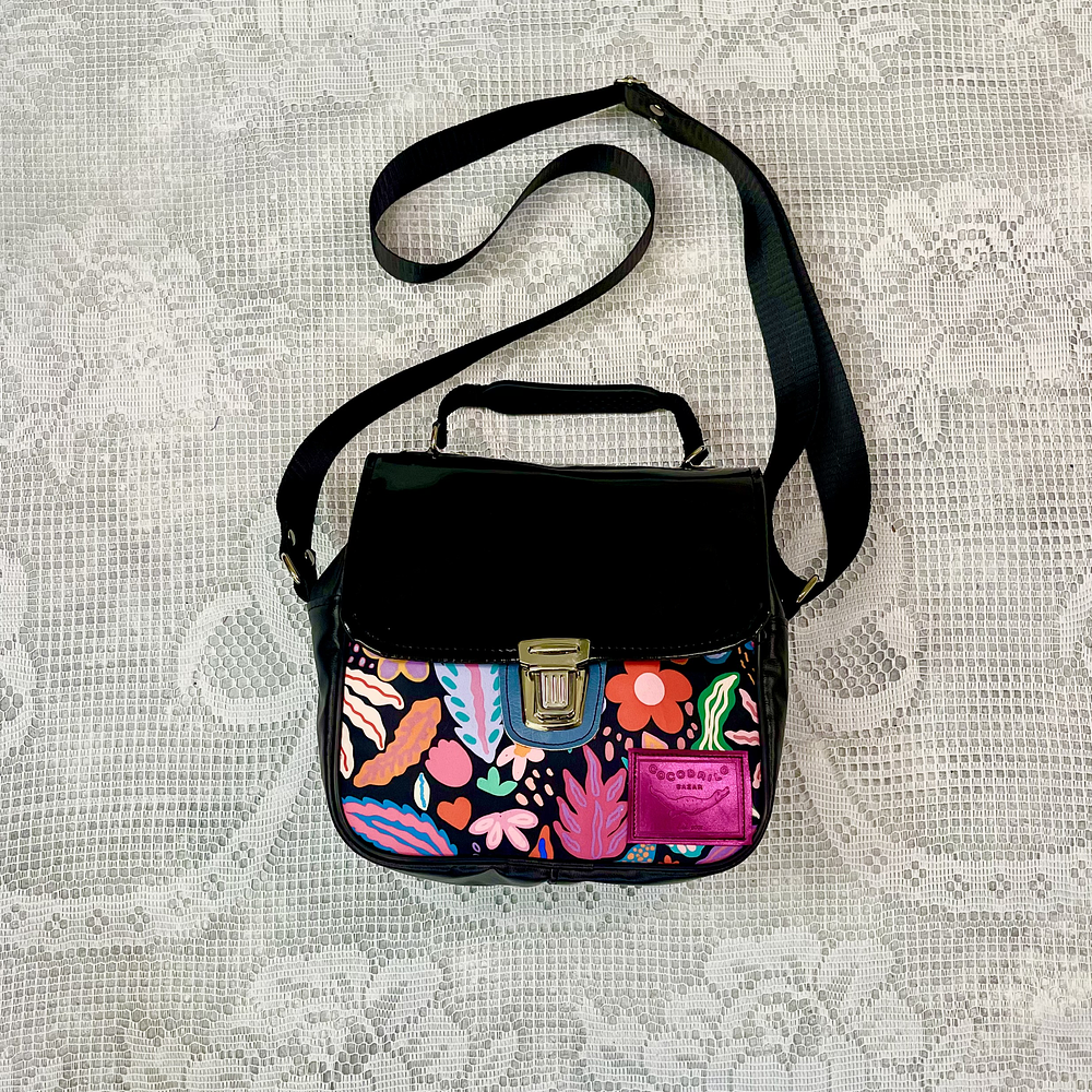 Bolsito Messenger Jardín Imaginario 