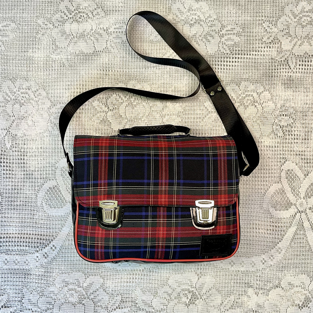 Bolsón Messenger Full Tartán