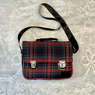 Bolsón Messenger Full Tartán