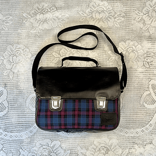 Bolsón Messenger Tartán Frío