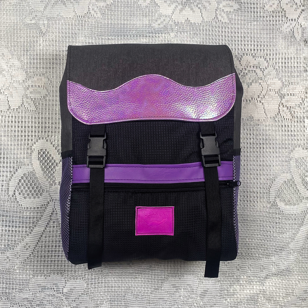 Mochila Nicca Lila y Negro
