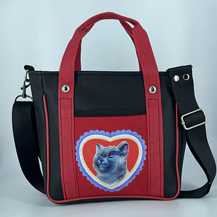 Mini Totebag Hycka Gatito Gris