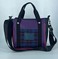 Mini Totebag Hycka Morado y Tartan - Miniatura 1