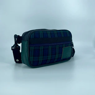 Bolso/Banano Charli Tartán Verde