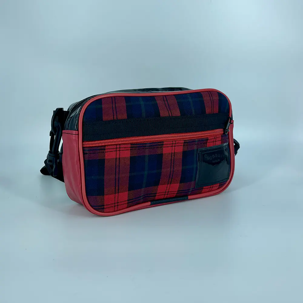Bolso/Banano Charli Rojo completo Tartán