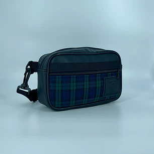 Bolso/Banano Charli Tartán Verde