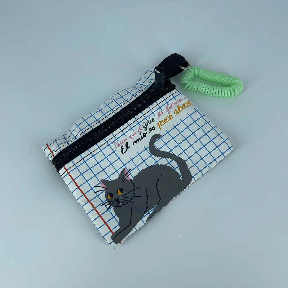 Portadocumento Gato Gris 1