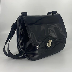 Cartera Sunny Charol Negro 