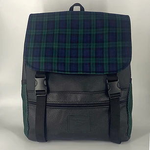 Mochila Nicca Tartán Verde