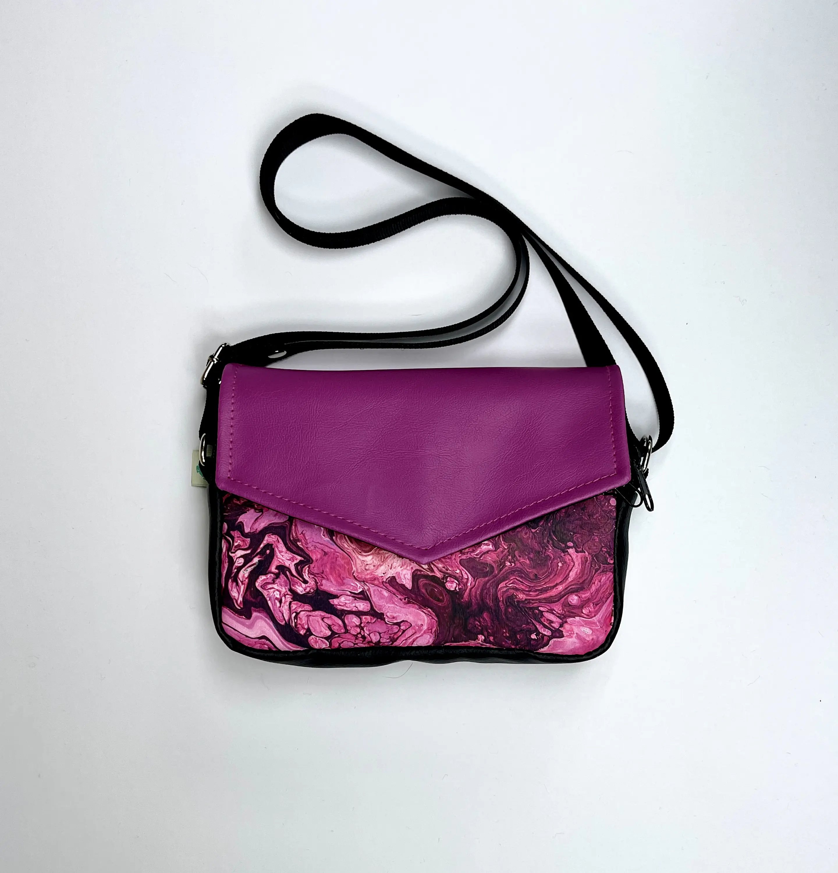 Pocket Sobrecito Mármol Magenta 1
